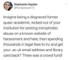 Stephanie Hayden takes Graham Linehan to court for doxxing