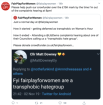 FiLia/Womens Place/Fairplay for Women joins statement re Womens Hour 20/10/20