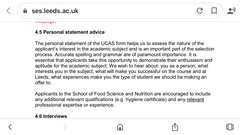 Personal statement question