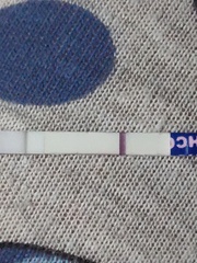 Evap or faint positive [picture warning]