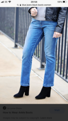 What are your thoughts on black boots with jeans?