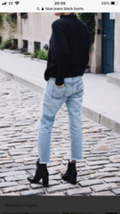 What are your thoughts on black boots with jeans?