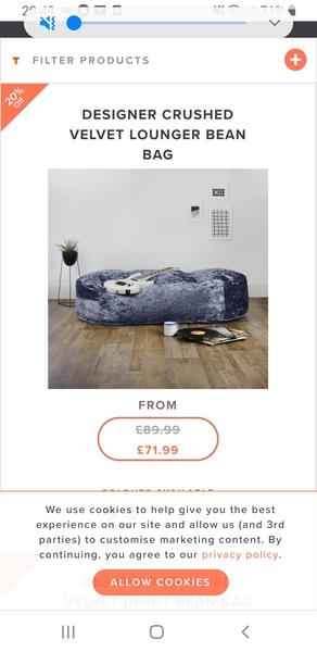 Has anyone seen nice beanbags?