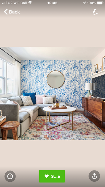 What colour walls and curtains to go with this (feature wall) wallpaper?
