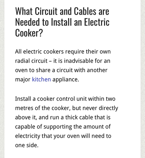 The Effectable Homes Lamona built in oven has burned out my cupboards and could have killed us *title edited by MNHQ at OP's request*