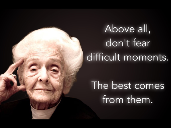 What philosophical advice would you give to the next generation?