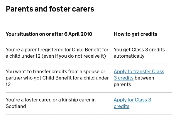 Child benefit question