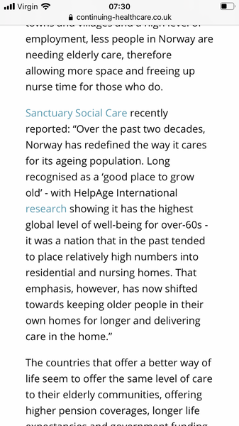 Coronavirus and care homes