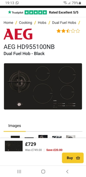 To replace a gas hob?