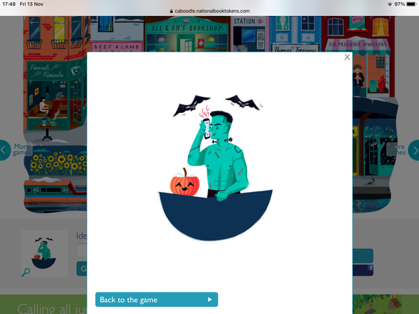 National Book Token's Hidden Book Game