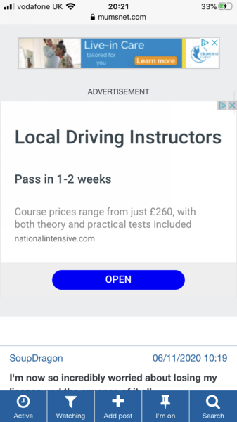 12 points on license