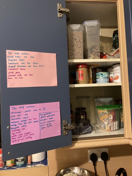 De-cluttering with pics