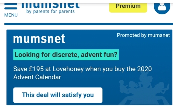 Spotted on this very page