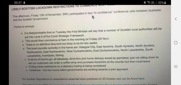 November Lockdown: Mibbes Aye Mibbes Naw
