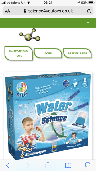 Present for water-loving 10 yr old