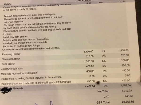 AIBU to ask how much a new bathroom costs?