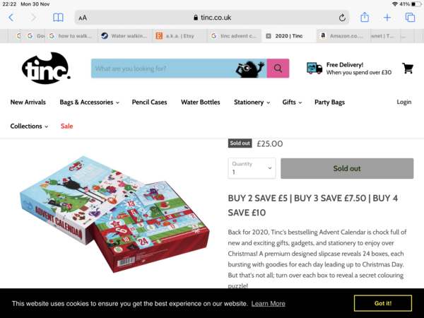 TINC advent calendar SOS (not Smiggle as I thought!) could you show me yours!