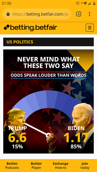 To ask if Biden has definitely won?