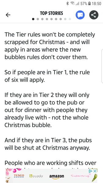 Christmas mixing and Tiers