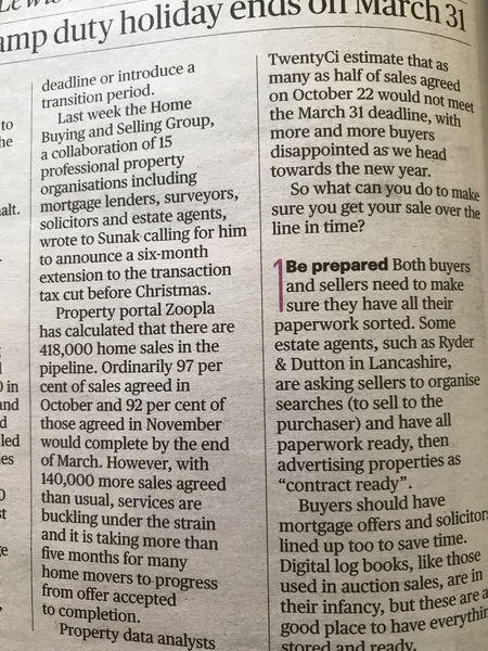 Should we go to asking price?