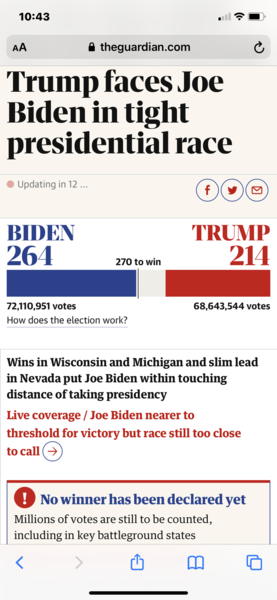 Trump thread #109 Election Part 3 and off he goes with a trumpety trump?