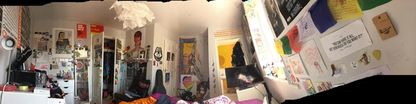 Grey, beige and pale pink?