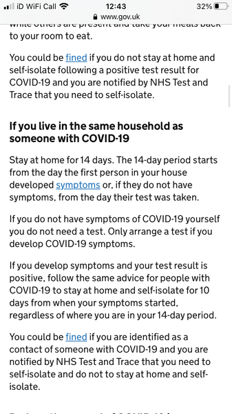 Advice on when we can stop isolating please?