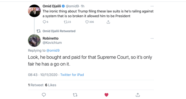 He can thcream and thcream until he’s sick but the US has taken its future back (Trump thread #112)