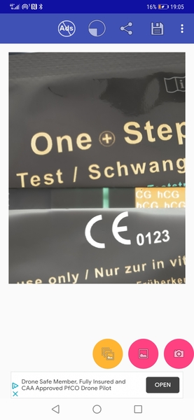 Faint line on Ic evap or bfp?