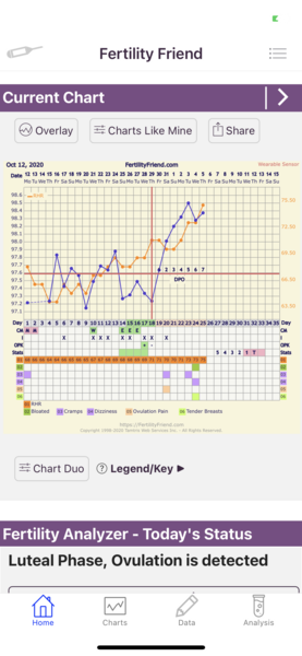 Tracking your cycle and possible BFP using RHR - part 4