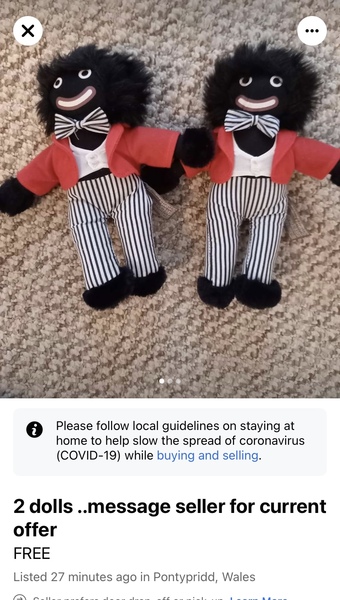 To bin the old-fashioned racist doll? *title tweaked by MNHQ*