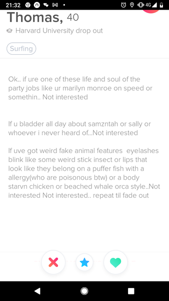 Online dating in your 40s - Part 2