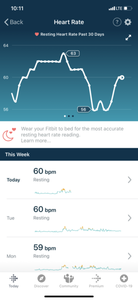 Tracking your cycle and possible BFP using RHR - part 4