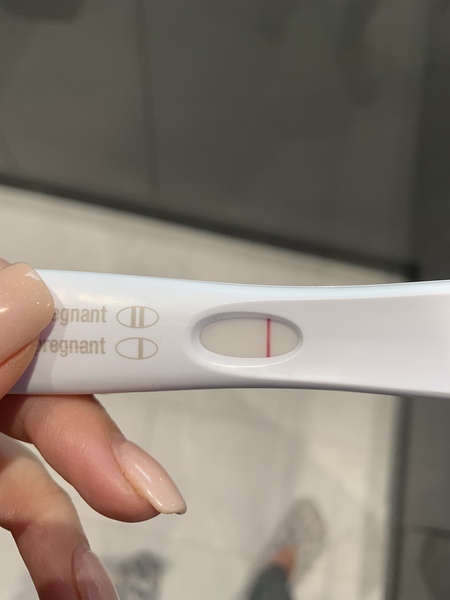 Faint positive then nothing