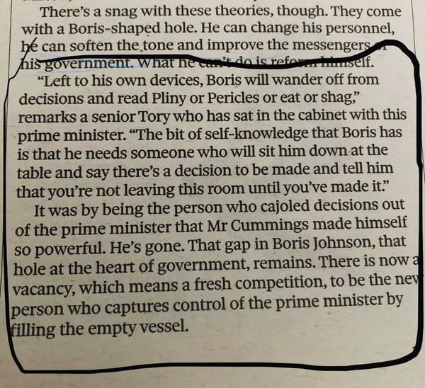 Westminstenders: Going, going, cummings