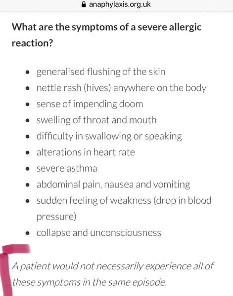 To demand an EpiPen
