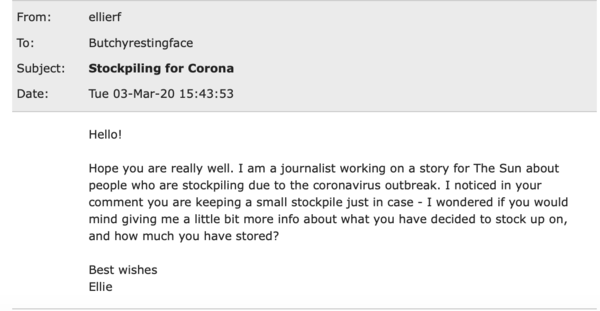 Has anybody had inappropriate pm’s on mumsnet?