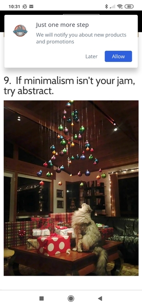 To hang a tree from my curtain pole?