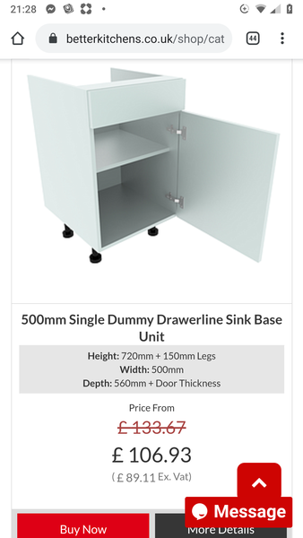 Belfast sink - laminate worktop?
