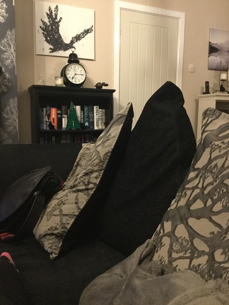 Is your living room furniture around the edges of the room?