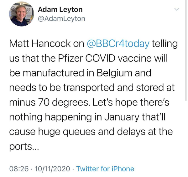 To think the vaccine shouldn't be given out by age criteria?
