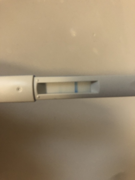 Positive test or evaporation line?