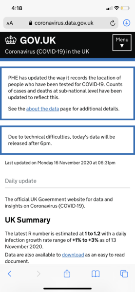 Data and analysis thread, started 12 November