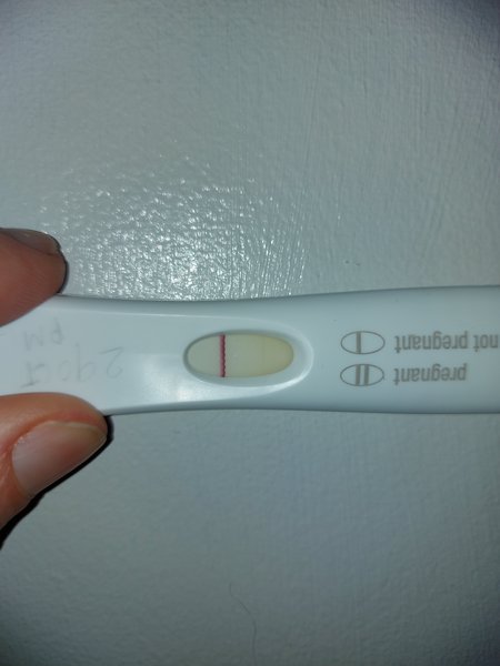 Can anyone else see a super faint line on this FRER?!