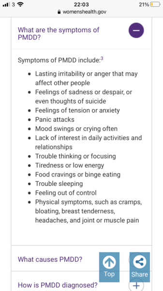Period and getting older