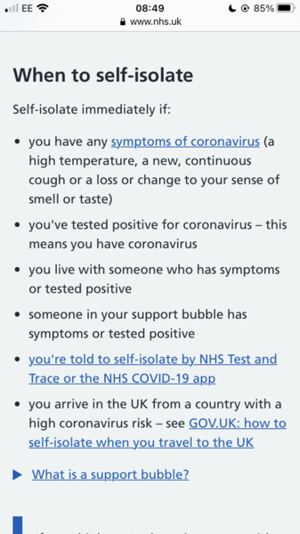 COVID question