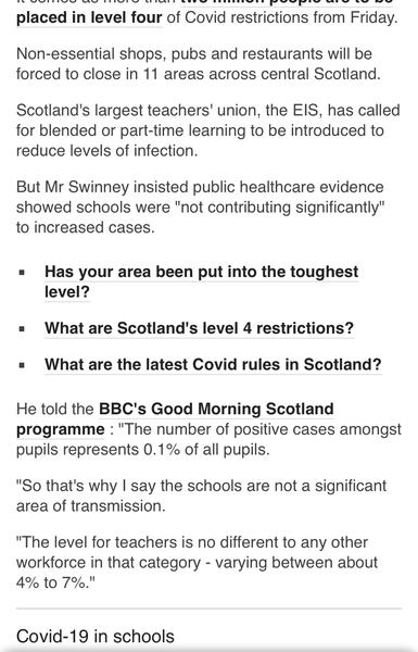 Secondary schools are totally stuffed, WELL-RESPECTED SCIENTISTS ADMIT