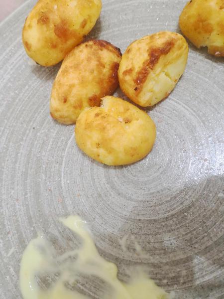 Cold left over roast potatoes