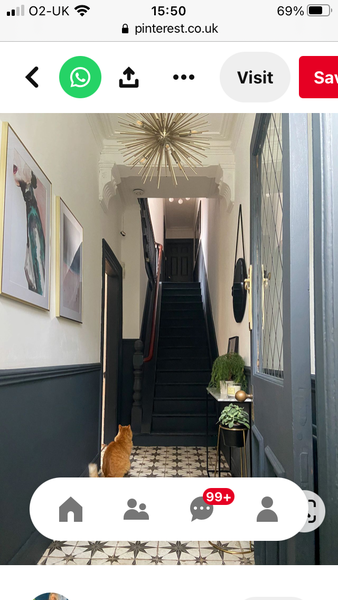 Colour suggestions for dark hallway (not grey)