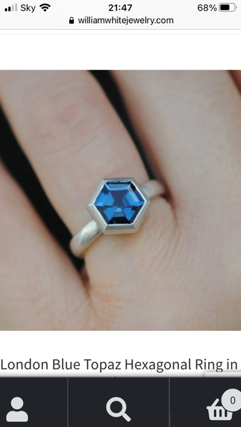 Can I see your not diamond engagement rings?